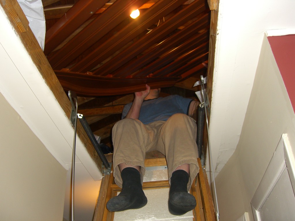 crib in attic